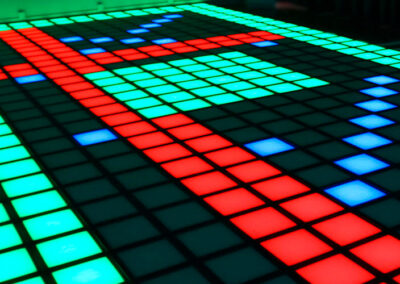 Pixel floor game