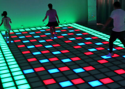 Pixel floor game