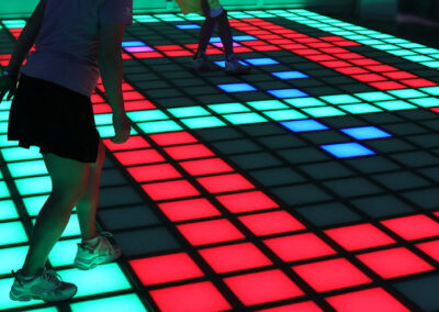 Pixel floor game