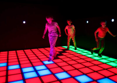 Pixel floor game